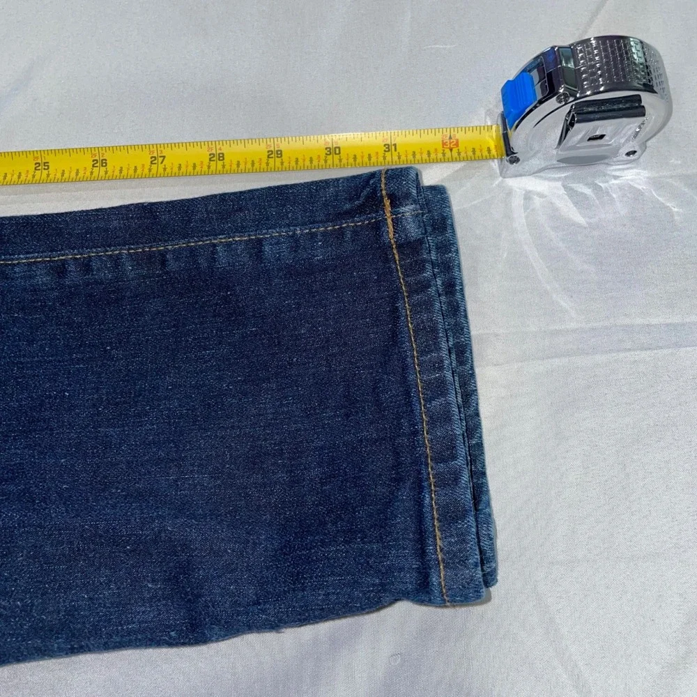 Madewell Skinny Jeans Mens 36x34 Dark Wash Indigo Denim J9503 Blue